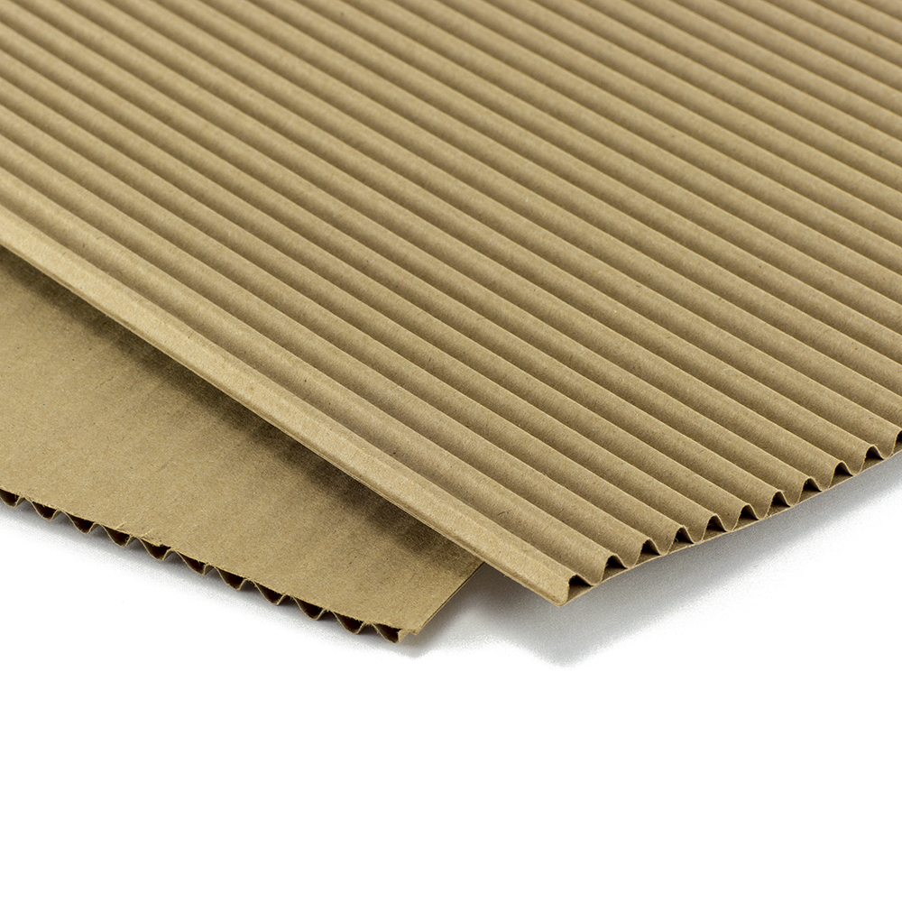 Singleface Corrugated Cardboard Rolls A Flute, B Flute Corrugated Wrap