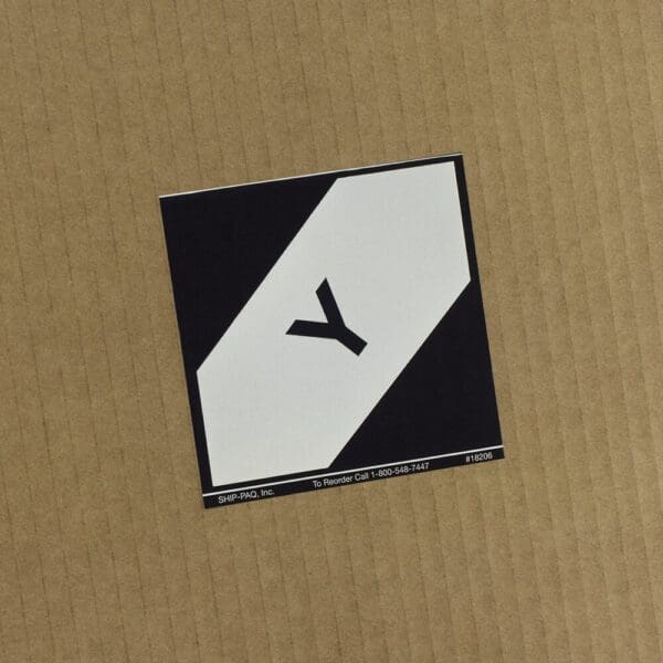 DOT Limited Quantity Y Air Only Labels - Butt Cut - Image 2