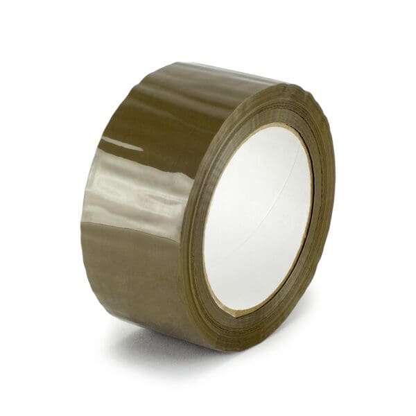 Tan SP-7 2 mil Carton Sealing Tape with synthetic rubber hot melt adhesive in the Carton Sealing Tape category