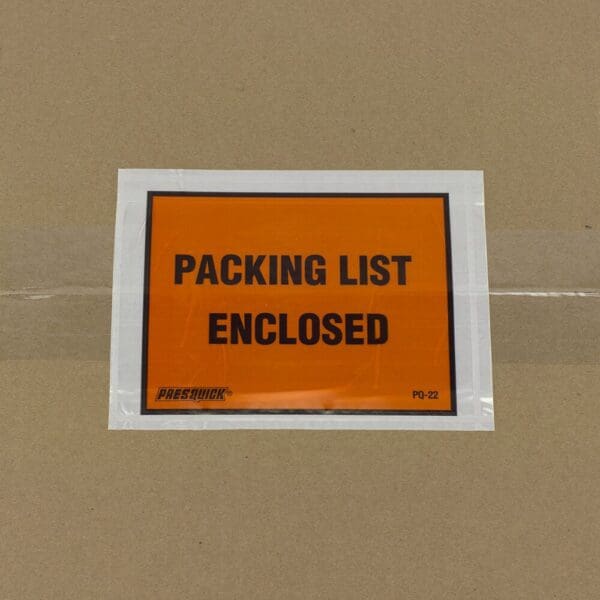PQ22BL packing list envelope with opaque, back-loading secure design in the Envelopes category
